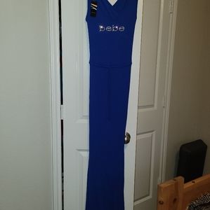 Bebe Maxi dress , small, blue